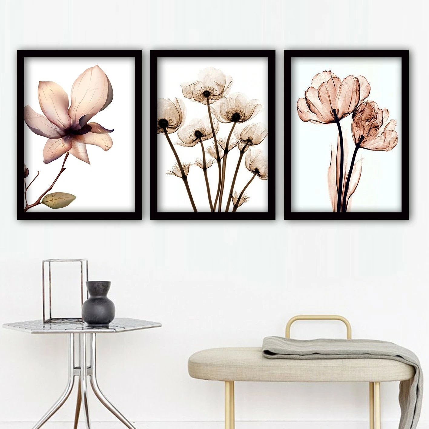 Pikturë dekorative me kornizë (3 copë), Wallity, 3SC157