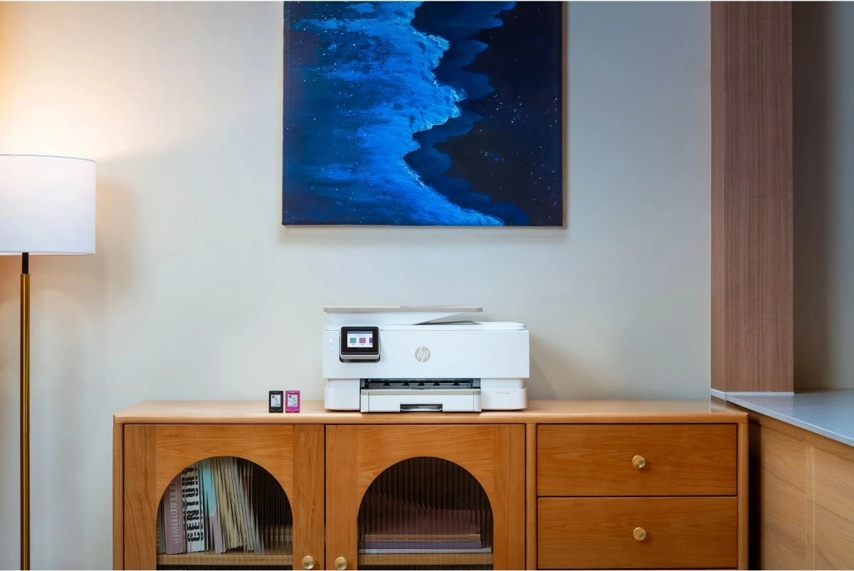 Pajisje multifunksionale, HP Envy Photo 7930 B63K5B, print/kopjo/skano, ngjyrë, duplex automatik, A4, USB 2.0, bejzh e bardhë