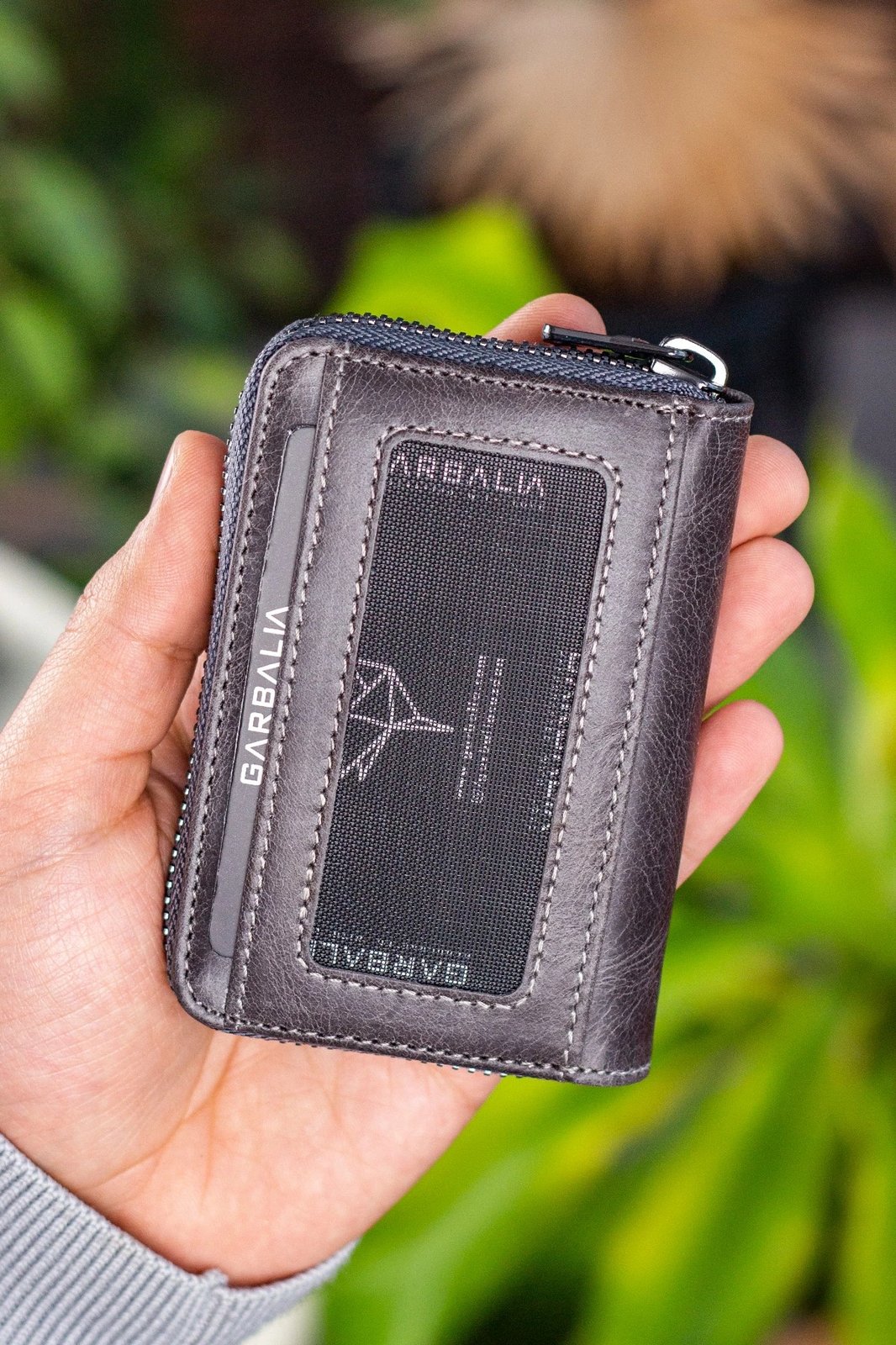 Mbajtës kartelash Zoozie Bags, Clovis, ngjyrë gri