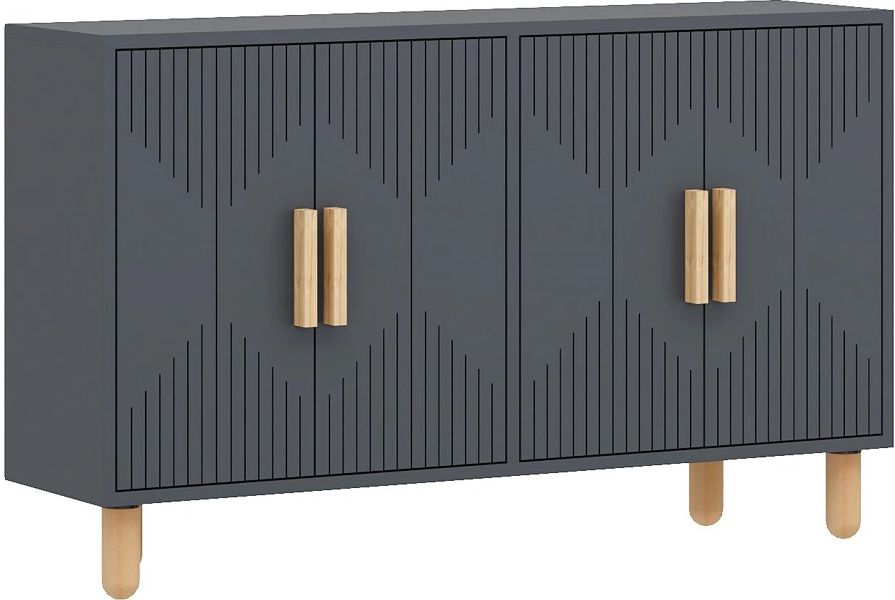 Konsol Roger, ngjyrë antracit, Hanah Home