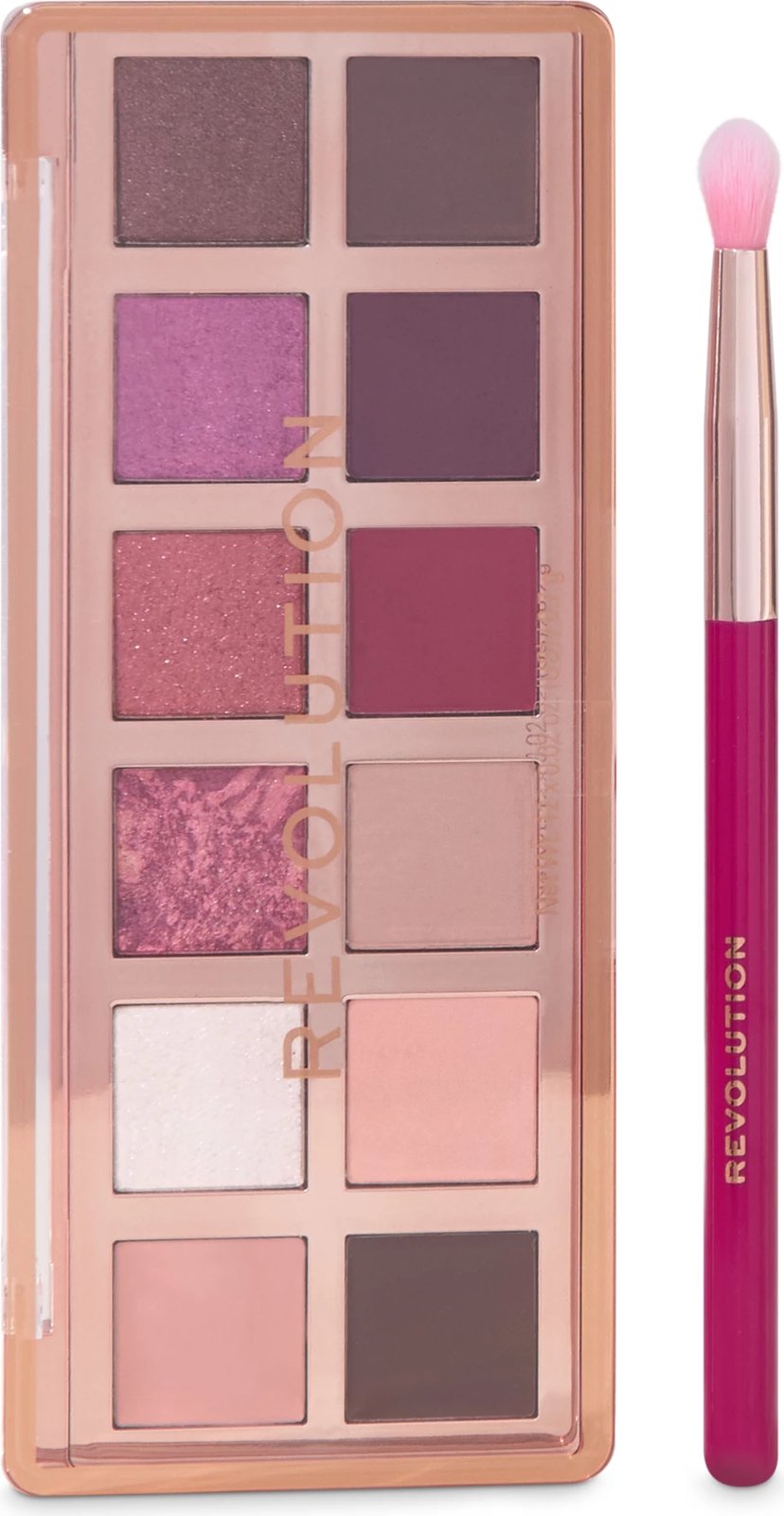 Revolution Beauty Berry Icon Palette and Brush Make Up Set - Gift Set