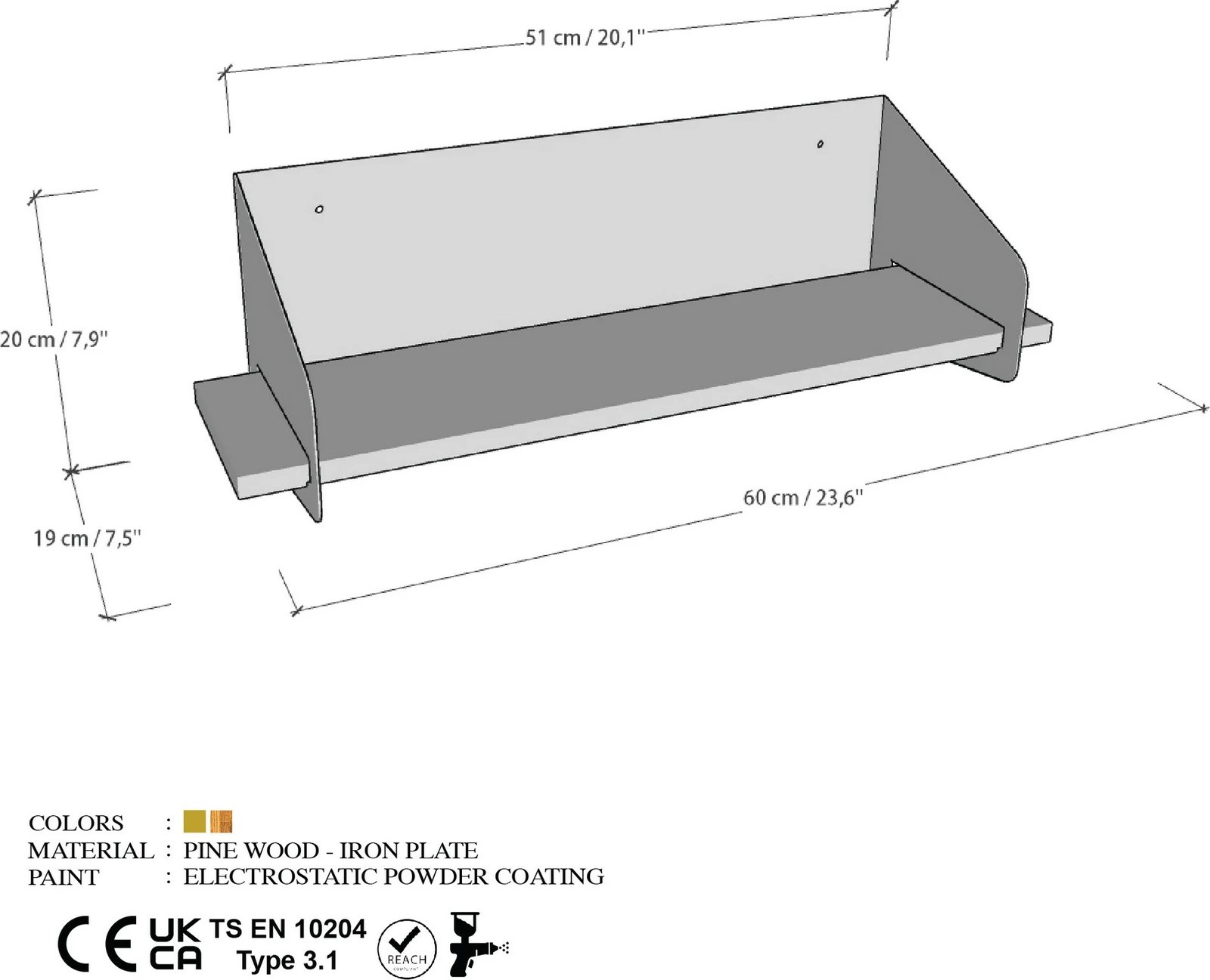 Raft muri Hanah Home, krah i gjatë, i zi