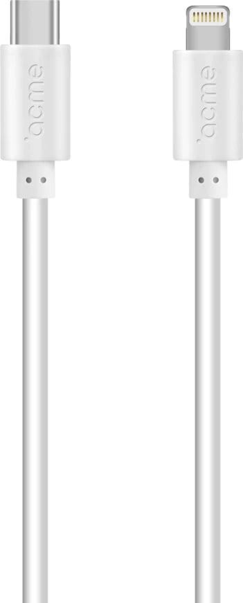 Kabllo Acme USB-C në Lightning, 1m, e zezë, CB1061W
