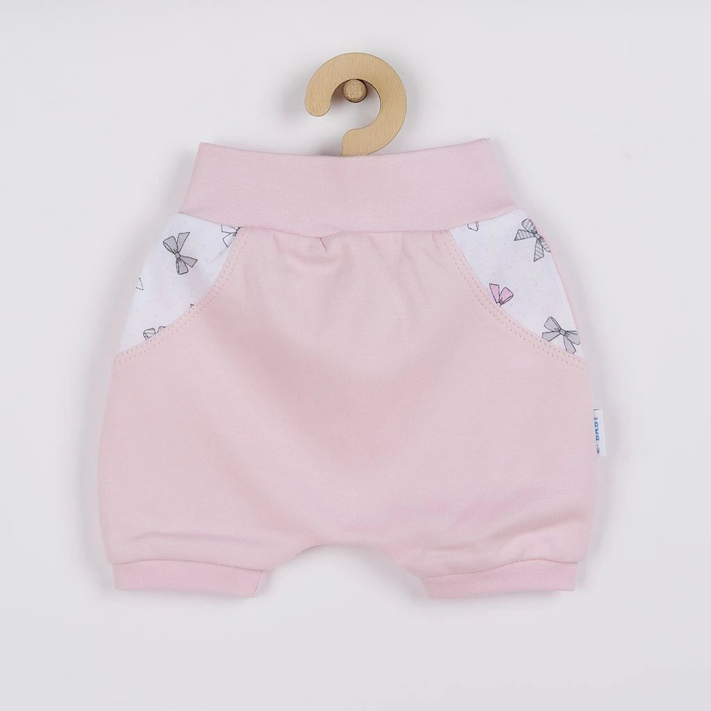 Set 3-copësh veror pambuk, NEW BABY Perfect Summer, madhësi 92 (18-24m), rozë