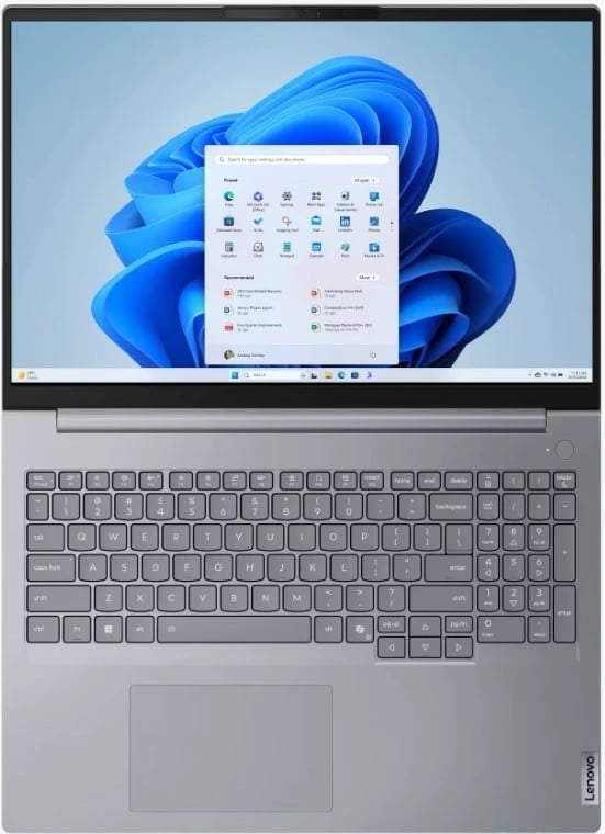 Laptop Lenovo ThinkBook 16 G8 IAL, Intel Core Ultra 7 255H, 16 GB RAM, 512 GB SSD, 16.0", Luna Grey
