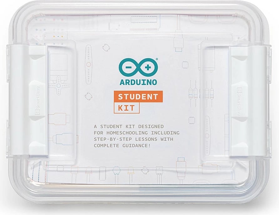 Kit edukativ Arduino Education Student Kit, me bateri, me kuti bartëse