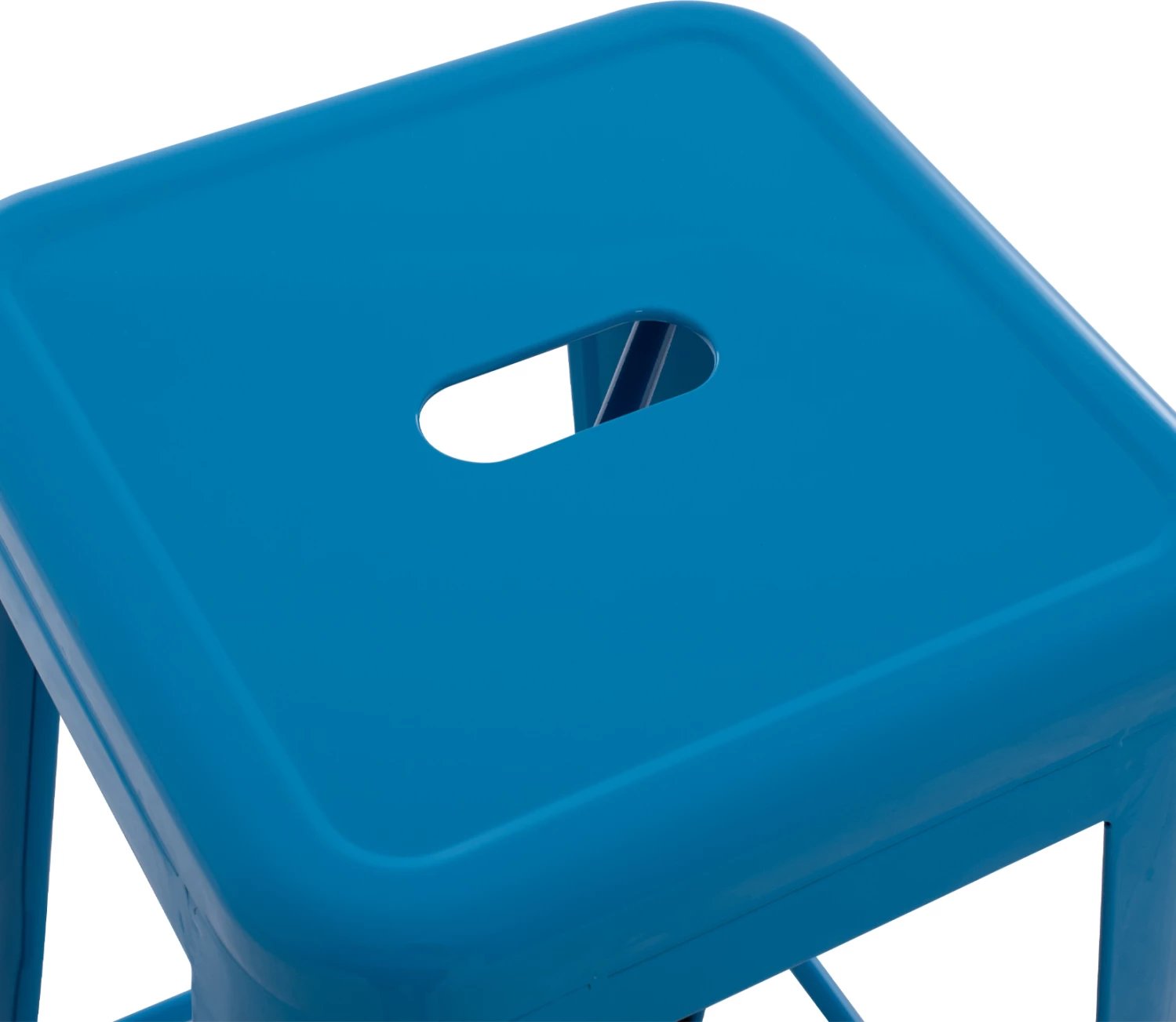 Karrige për bar MELITA FH8642.48 metalike, ngjyrë kaltër, 43x43x78H cm.