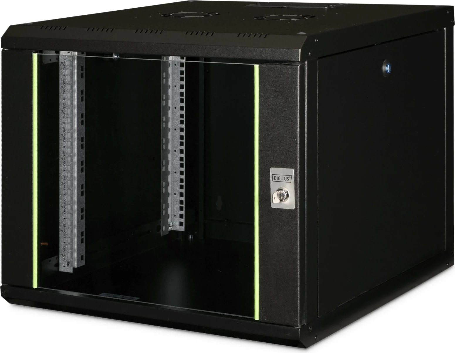 Kasë muri Digitus Unique 9HE, 509x600x600mm, e zezë