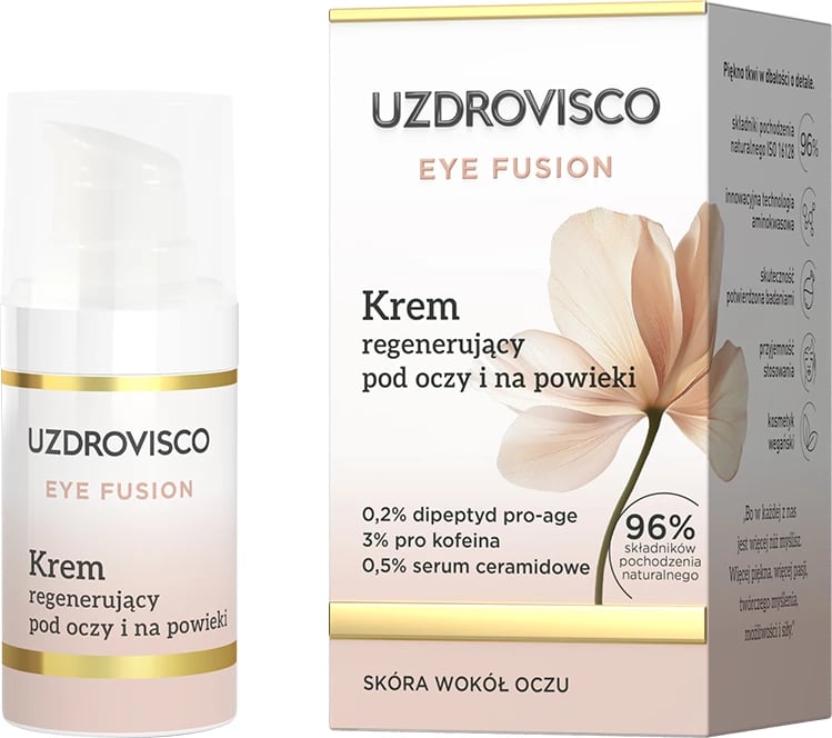 Krem rigjenerues për sy dhe qepalla UZDROVISCO Eye Fusion për femra 15ml