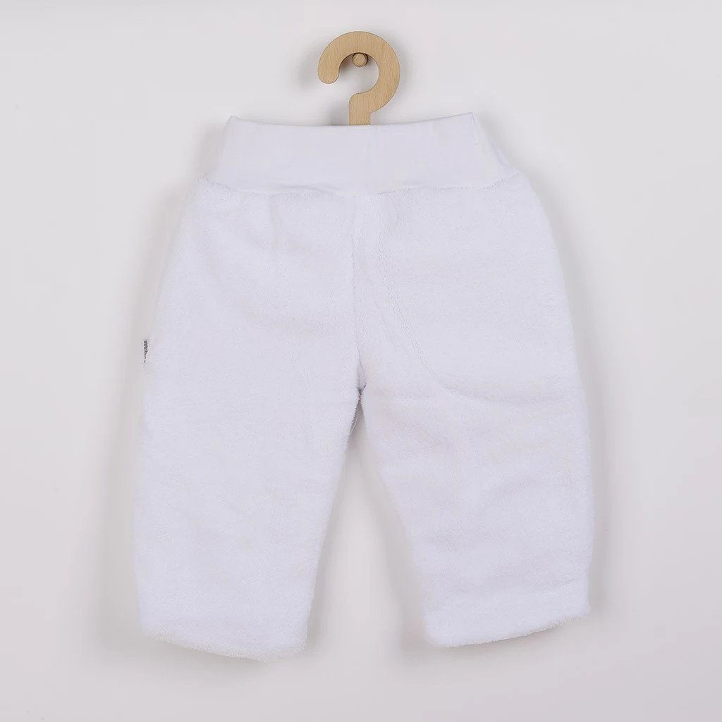 trenerka dimri, NEW BABY, Snowy, për bebe, madhësi 56 (0-3m), material Wellsoft me veshje pambuku, e bardhë