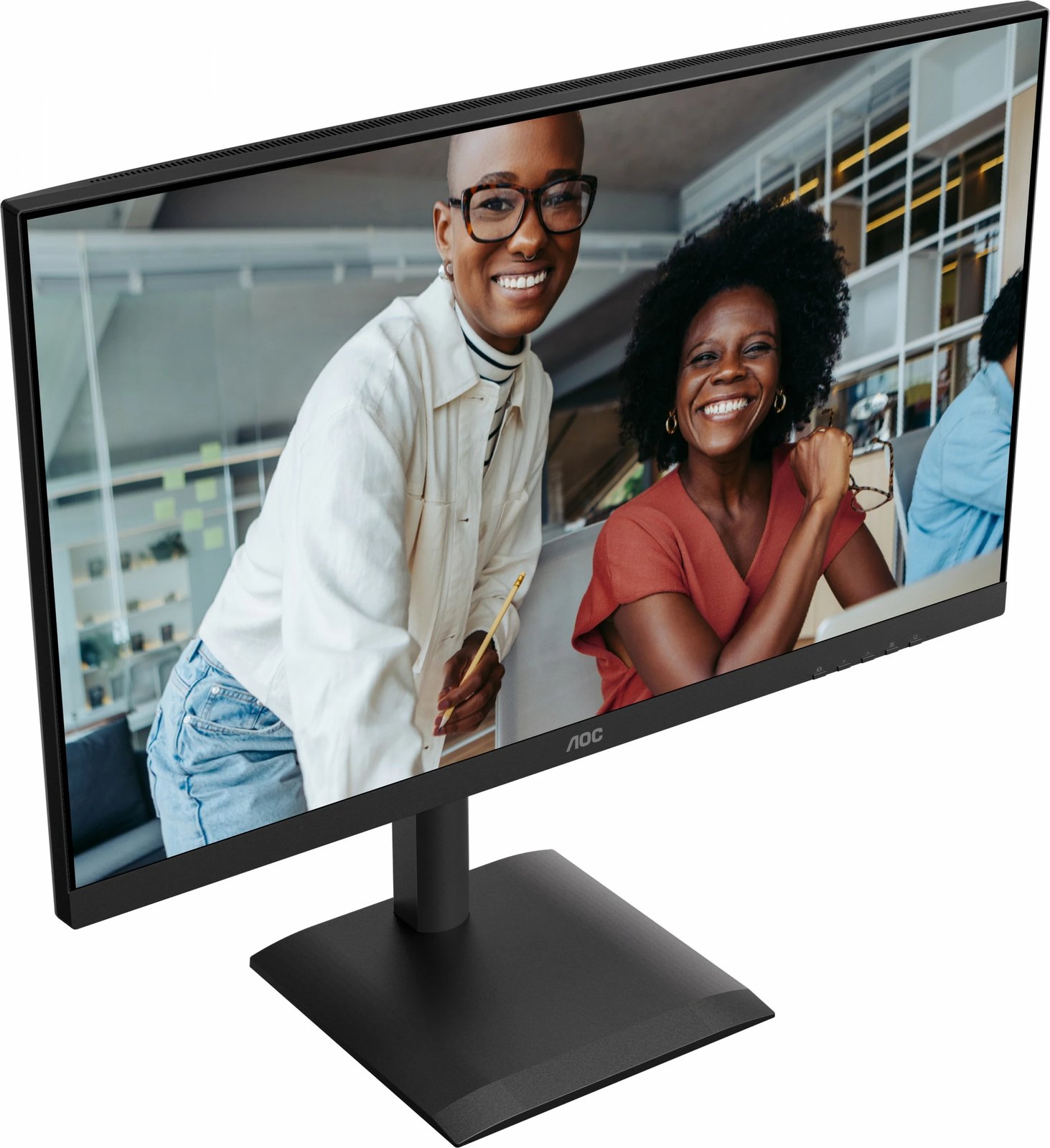 Monitor AOC U27E4CV 27 inç UHD, 400 nits, USB-C, altoparlantë, i zi