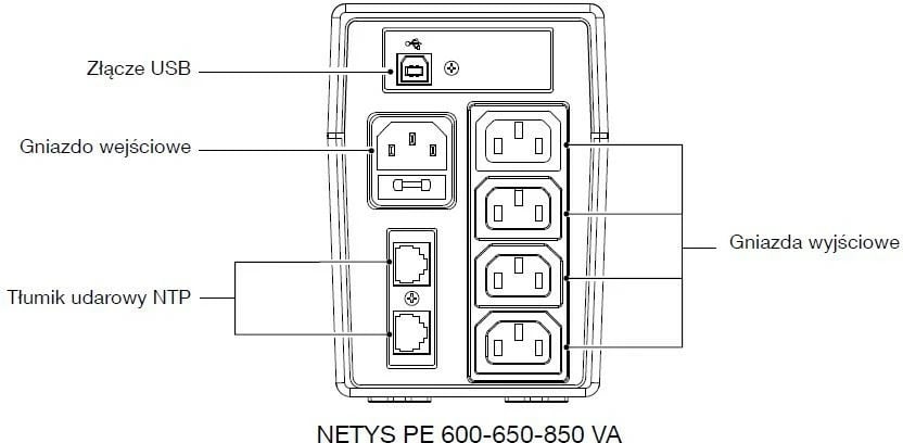 UPS Socomec NETYS PE NPE-0850, 850VA/480W, i zi