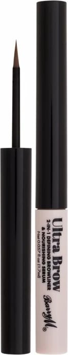 Laps për vetulla Barry M Ultra Brow 2-in-1 Light Brown 1.7ml