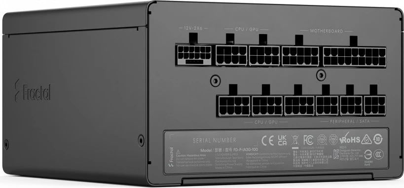 Furnizues energjie ATX, Fractal Design Ion 3 Gold FD-P-IA3G-100-EU, 1000W 80+ Gold, ATX 3.1, modular, PCIe Gen5 12V2×6, i zi