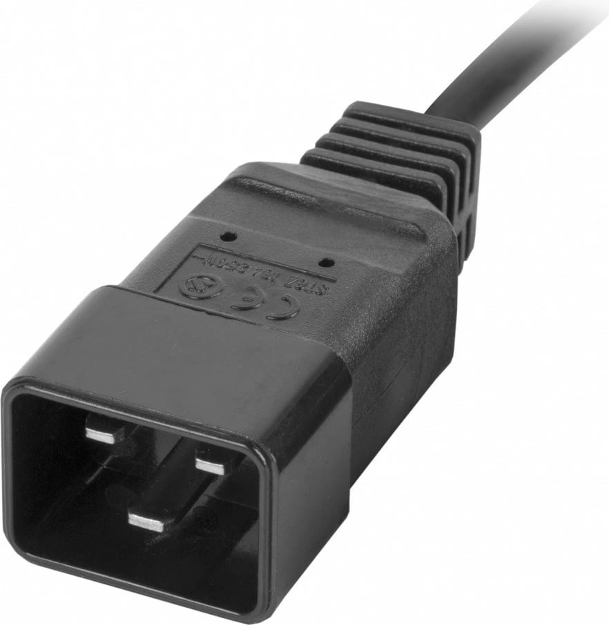 Listë furnizimi me rrymë Lanberg PDU-02I1908I-0200-C20, 1U, 19 inç, 16A, 2x C19, 8x C13, e zezë