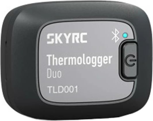 Termometër digjital SkyRC Thermologger Duo SK-500043 për modele RC, i zi