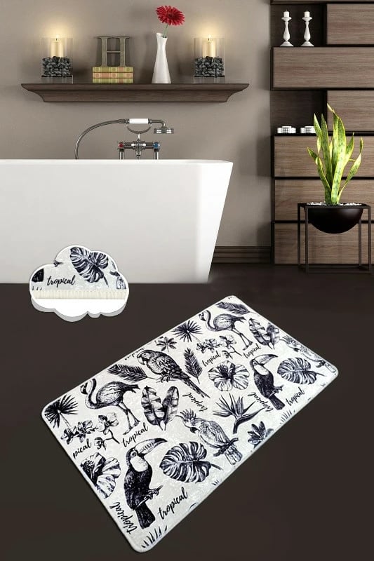 Tapet banje Mijölnir, Lorı, shumëngjyrësh, 70x120cm