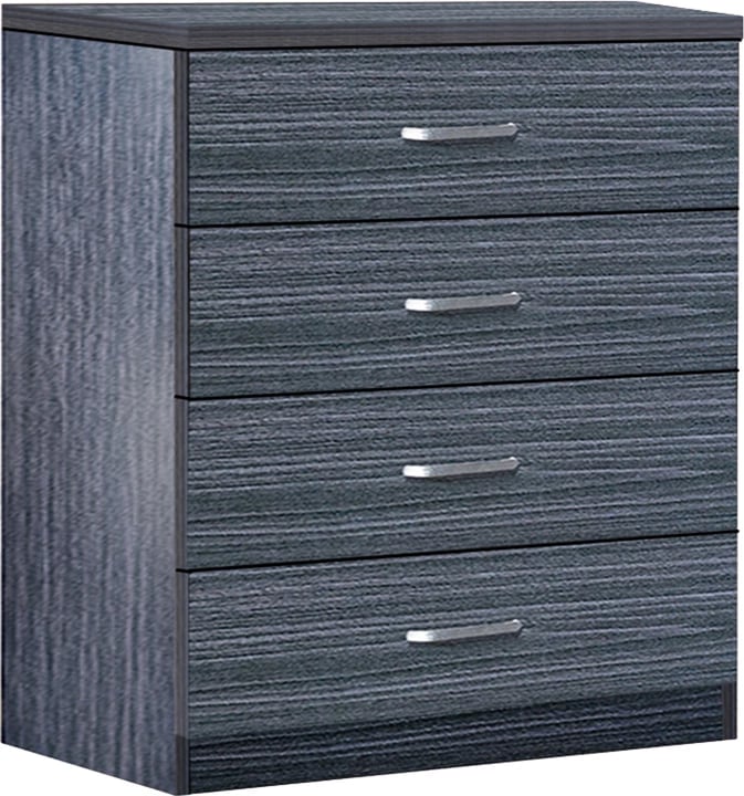 Komodë me 4 sirtarë Killian zebrano 80x40x80cm