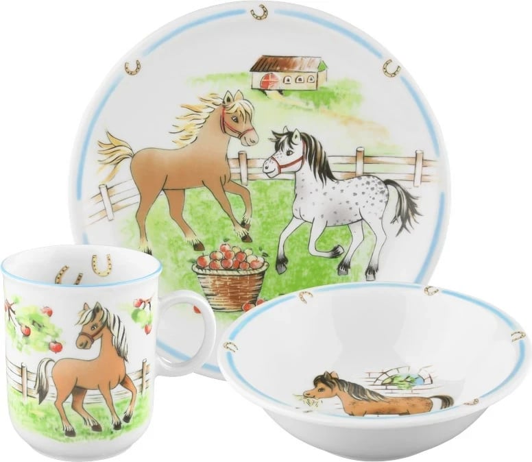 Set ushqimi për fëmijë Seltmann Weiden 001.716566, shumëngjyrësh, 3 pjesë