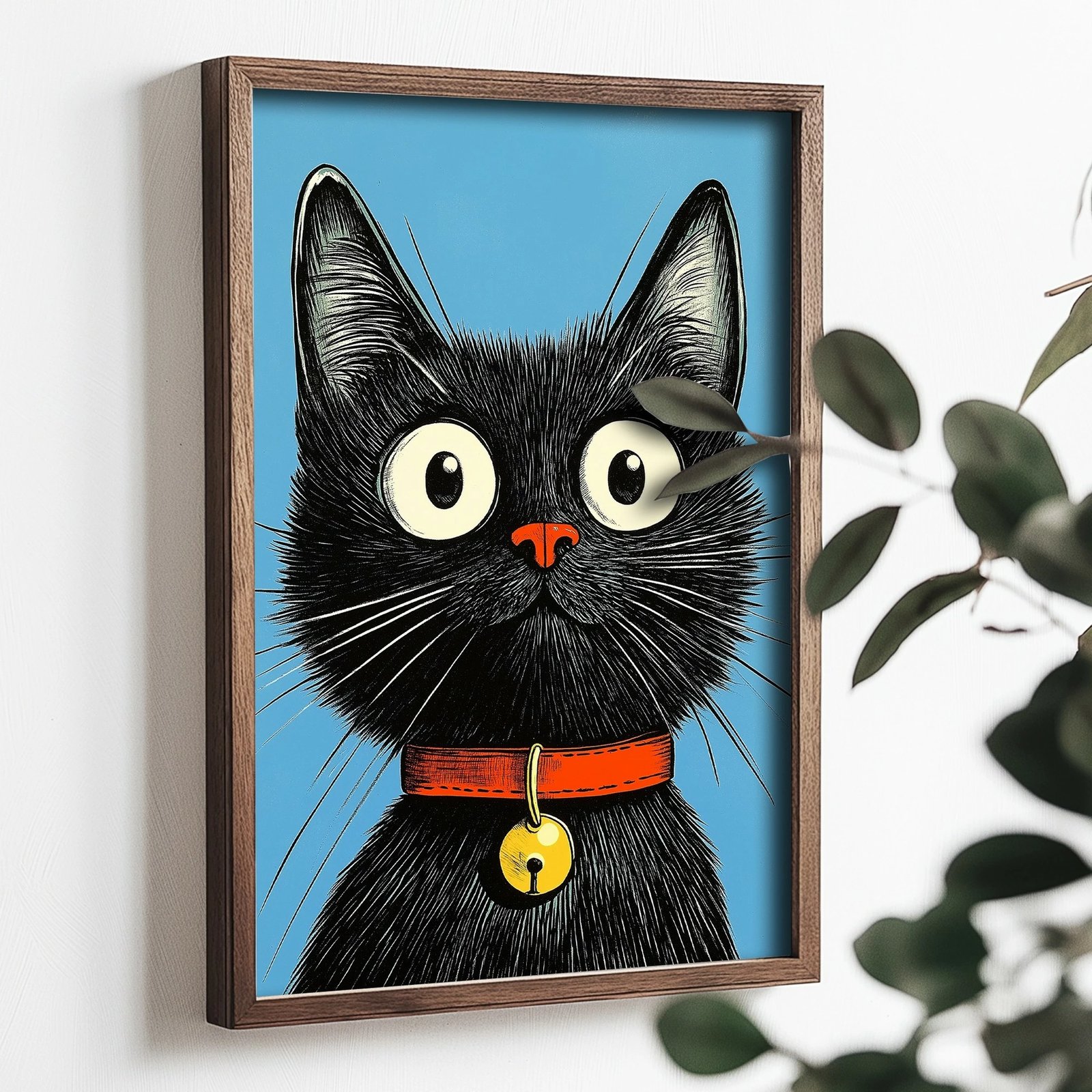 Pikturë dekorative me kornizë MDF, Wallity, TUN001-L, shumëngjyrëshe, 35x47x2 cm