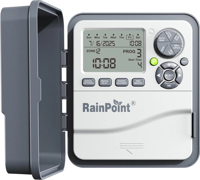 Kontrollues ujitje RainPoint ITC1200 me shumë zona, LCD, gri