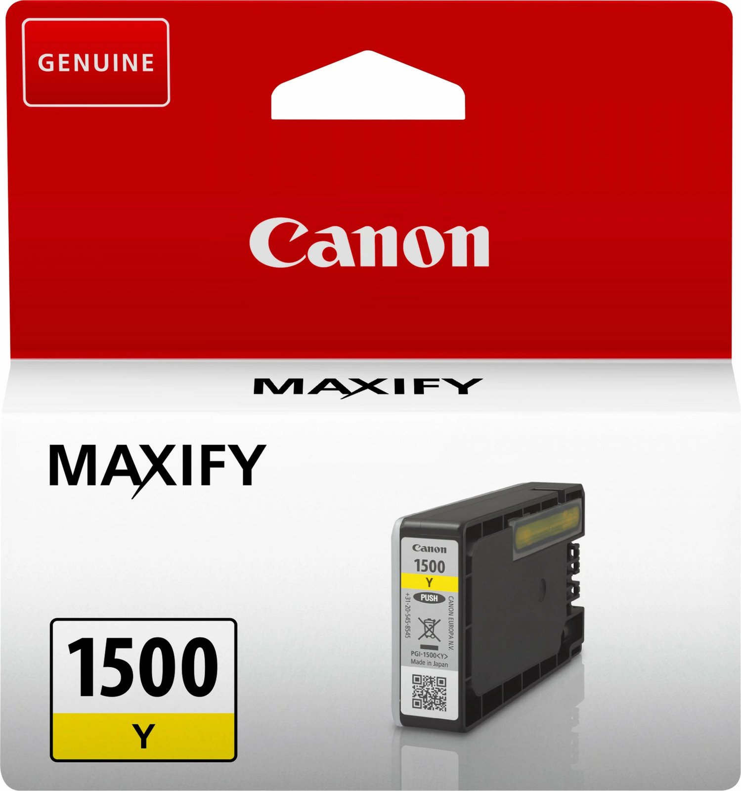 Toner Canon PGI-1500Y, MAXIFY, 4.5ml, e verdhë