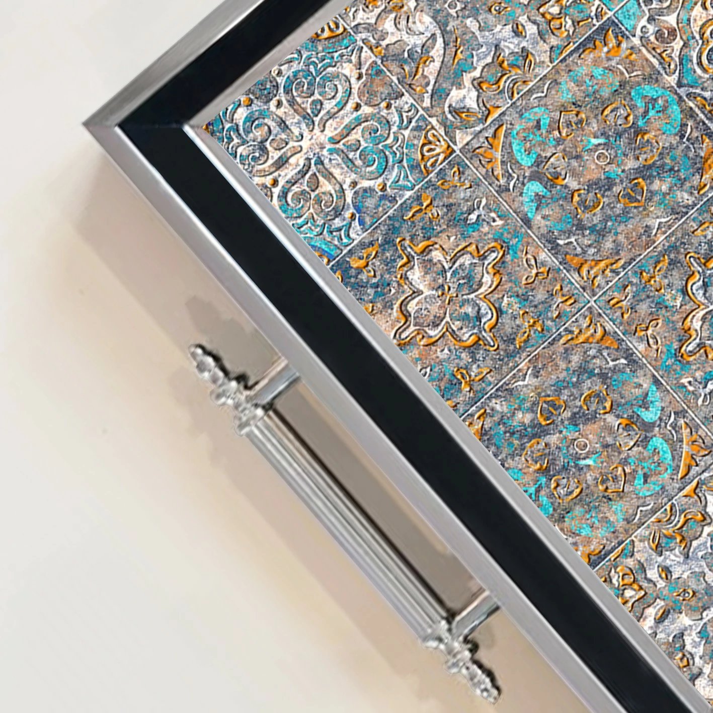 Tabaka qelqi Aberto Design, TPG9857, shumëngjyrëshe Tabaka qelqi Aberto Design, TPG9857, shumëngjyrëshe