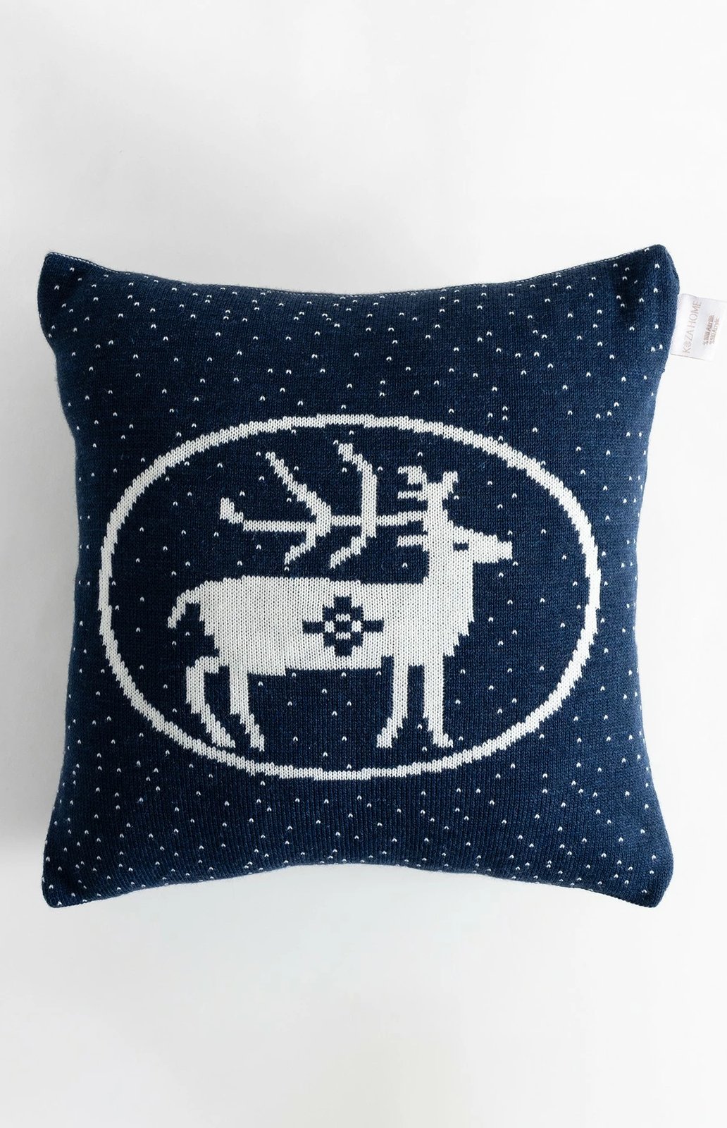 Jastëk dekorativ Evila Originals, Destino, ngjyrë kaltër