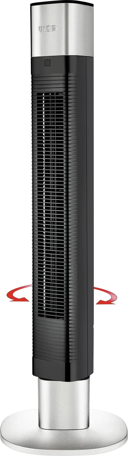 Ventilator kullë UNOLD Edel, LED display, 3 shpejtësi, timer 8 orë, i zi/çelik