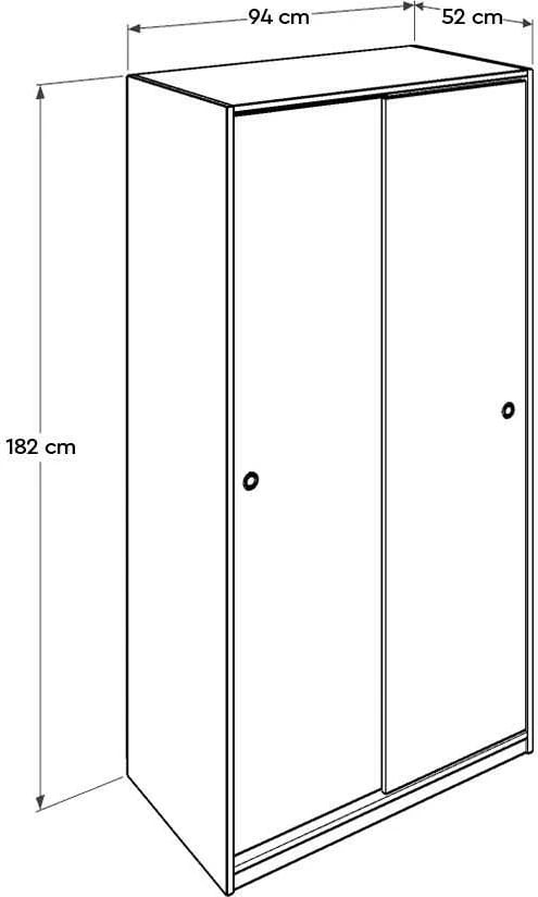 Dollap Hanah Home, SWD-431-SB-2, salmon e bardhë