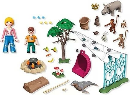 Set lodrash Playmobil Animals & Friends 71855, 58 pjesë