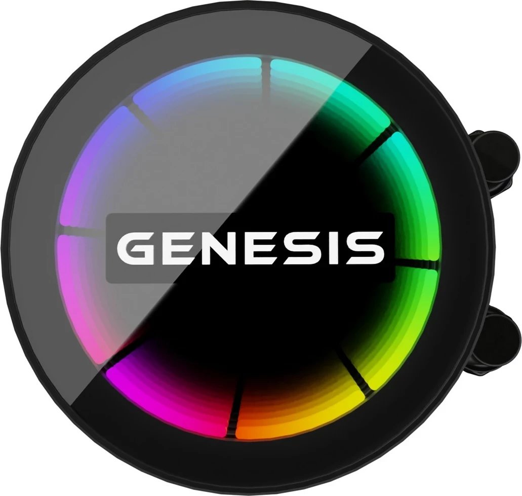 Sistem ftohës me lëng për kasë kompjuteri GENESIS NLG-2321, 3 ventilatorë, RGB, i zi