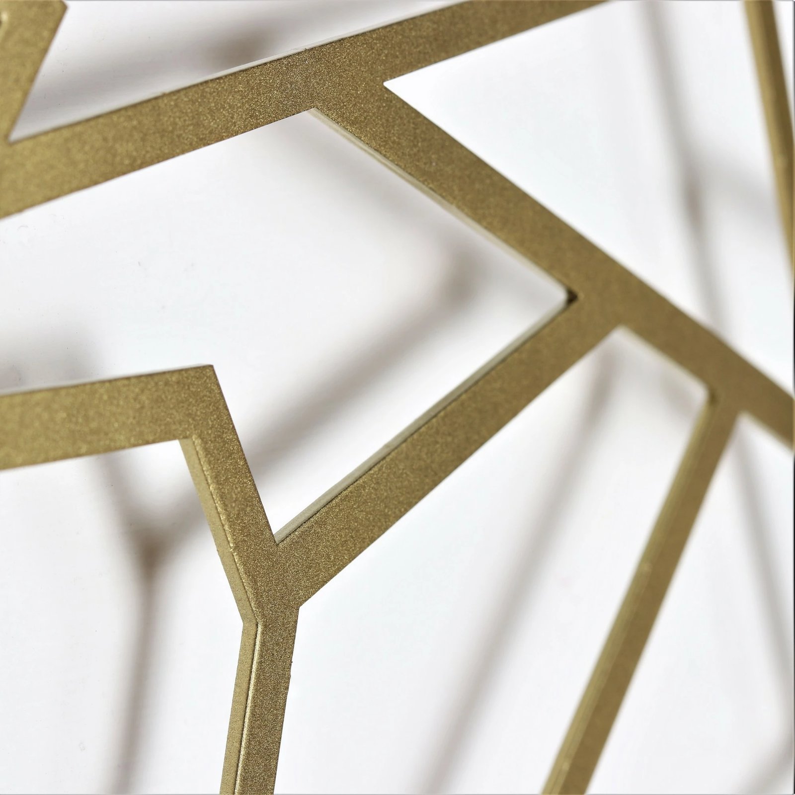 Aksesor dekorativ metalik për mur, hartë bote, ngjyrë ari, Wallity, XL