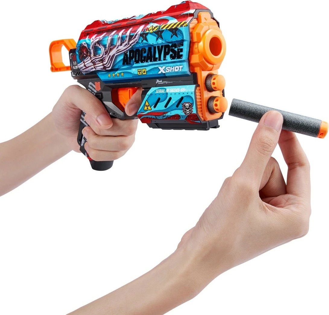 Blaster lodër ZURU X-Shot Skins Flux, 8 shigjeta, shumëngjyrësh Blaster lodër ZURU X-Shot Skins Flux, 8 shigjeta, shumëngjyrësh