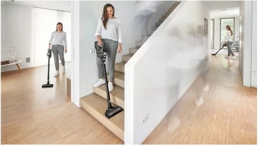 Fshesë me korrent Bosch Serie 8 BSS825MULT, 2-në-1, pa qese, Gri Fshesë me korrent Bosch Serie 8 BSS825MULT, 2-në-1, pa qese, Gri