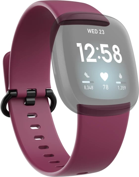 Rrip Hama për FitBit Versa 3, 4, Sense, Sense 2, ngjyrë bordeaux