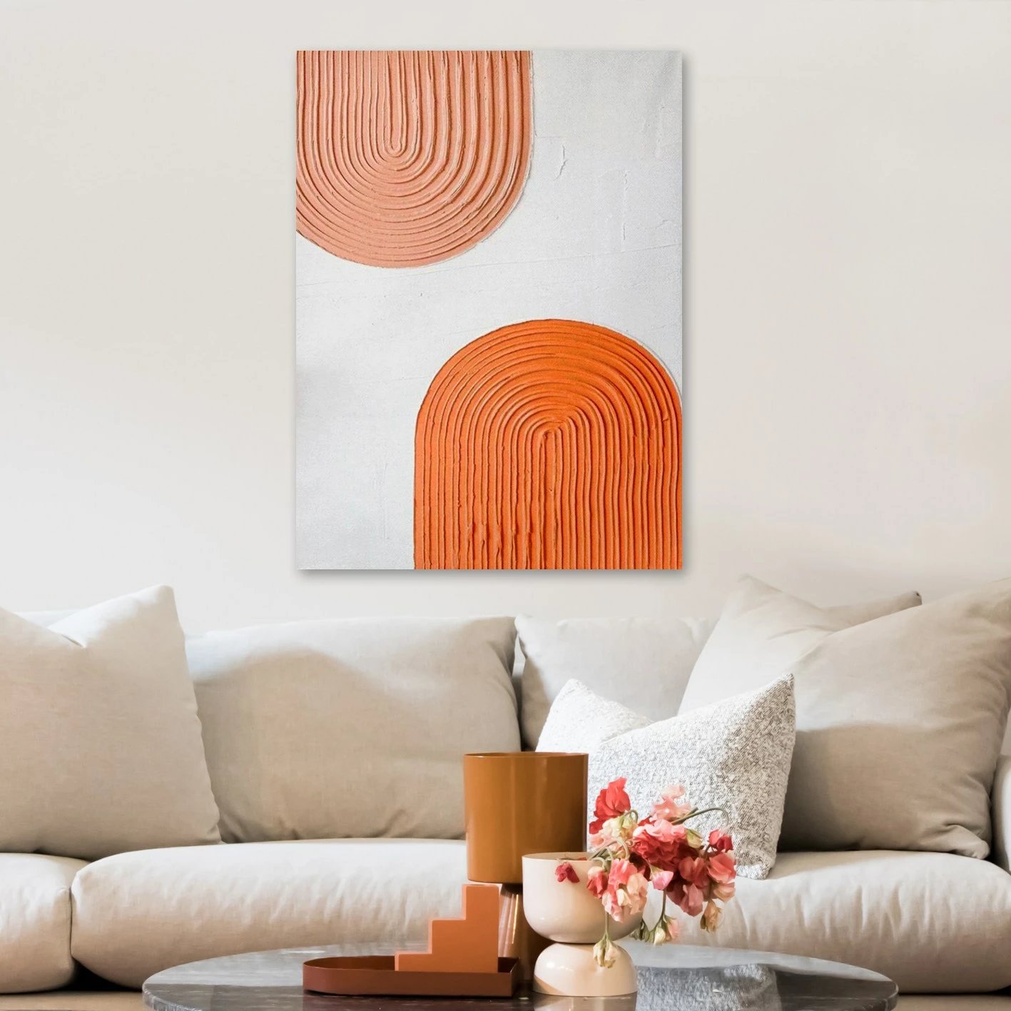 Pikturë dekorative 3D në kanavacë, shumëngjyrëshe, Wallity, RFB23_5070, 50x70cm