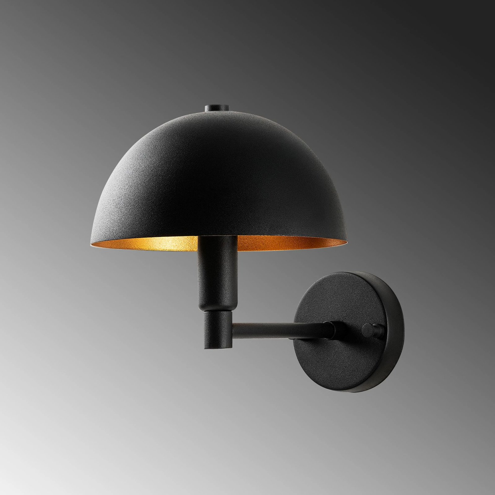 Llambë muri Opviq, Togg - 14837, e zezë, 20x29x24 cm