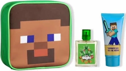 Set Eau de Toilette për fëmijë Cartoon Minecraft 3 copë 50ml