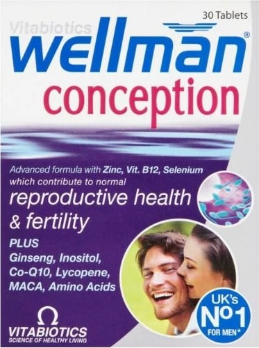 Wellman Conception – Suplement për Shëndetin Riprodhues të Meshkujve nga Vitabiotics