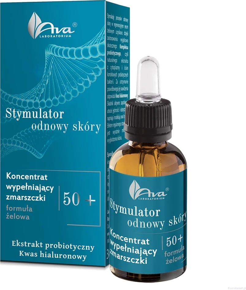 Serum për fytyrë Ava Laboratorium Skin Renewal Stimulator Filling Concentrate for Wrinkles 50+ për femra, 30ml