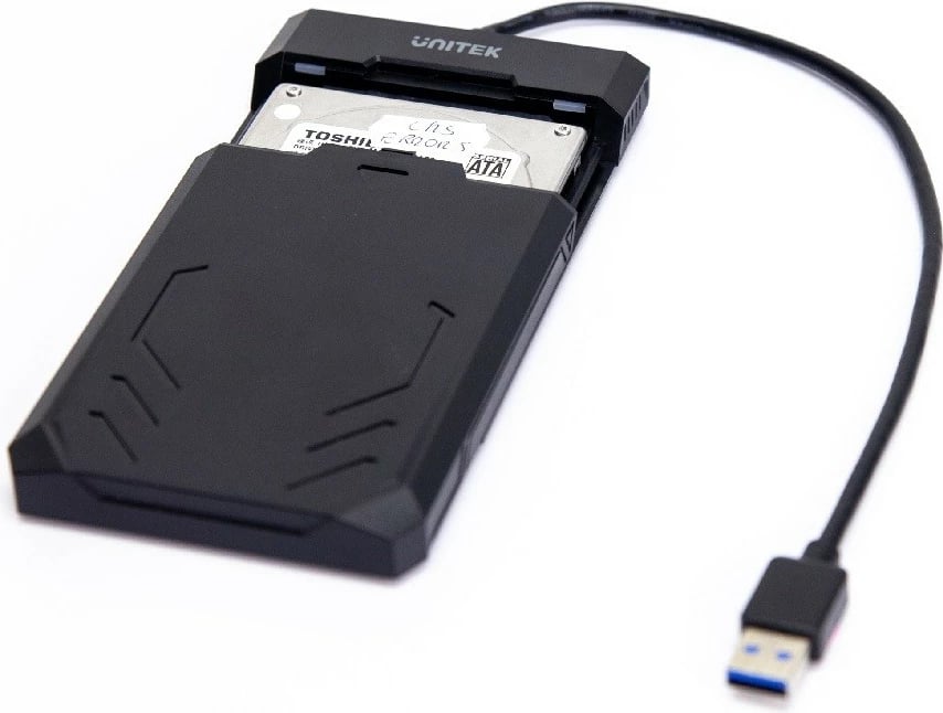 Kasë Unitek Y-3036 për HDD/SSD 2.5", USB 3.0, e zezë