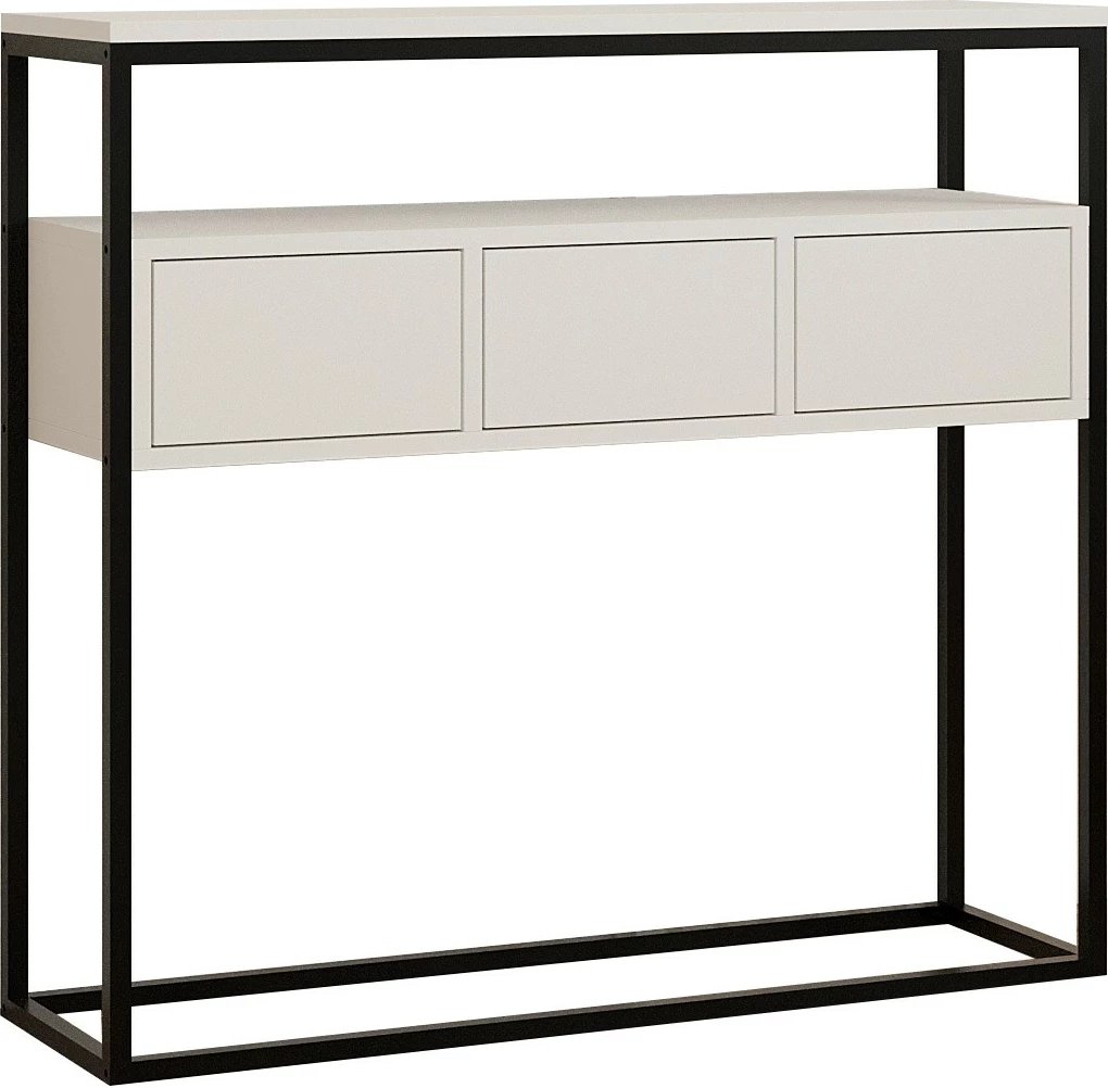 Konsolë Skye Decor, e bardhë, Guarda