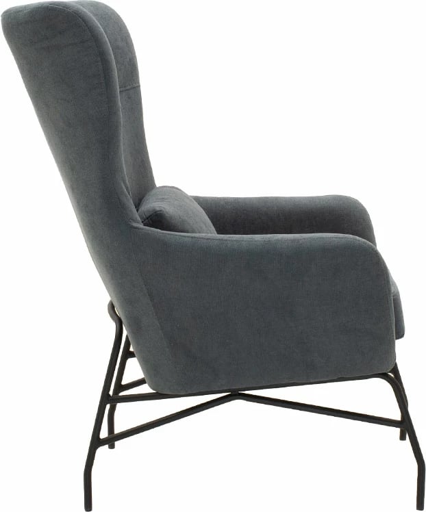 Fotel Rimbo, ngjyrë gri, 66x81x102cm