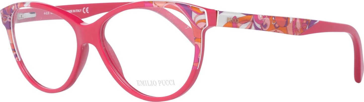 Kornizë optike për femra Emilio Pucci, të kuqe