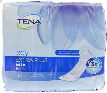Peceta për inkontinencë TENA Lady Extra Plus për femra 16 copë