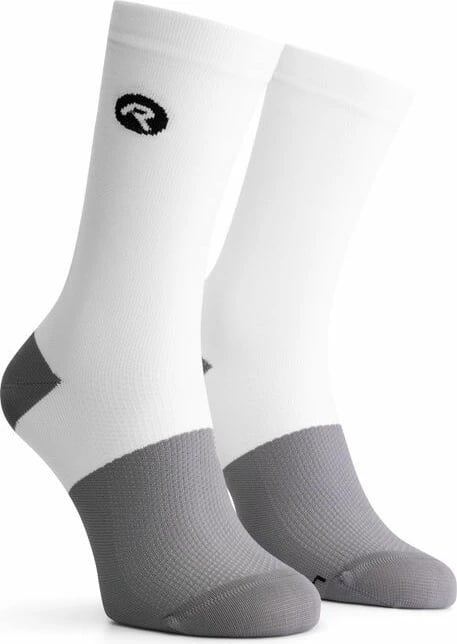 Çorape të gjata për çiklizëm Rogelli, të bardha