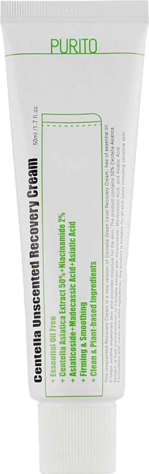 Krem fytyre për femra PURITO Centella Unscented Recovery Cream 50ml