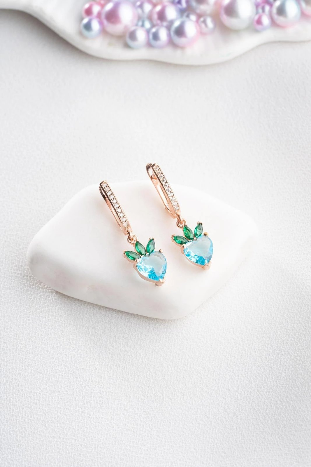 Vathë argjendi Jumeon, ngjyrë rozë ari, jeshile, kaltër, NRZ999262