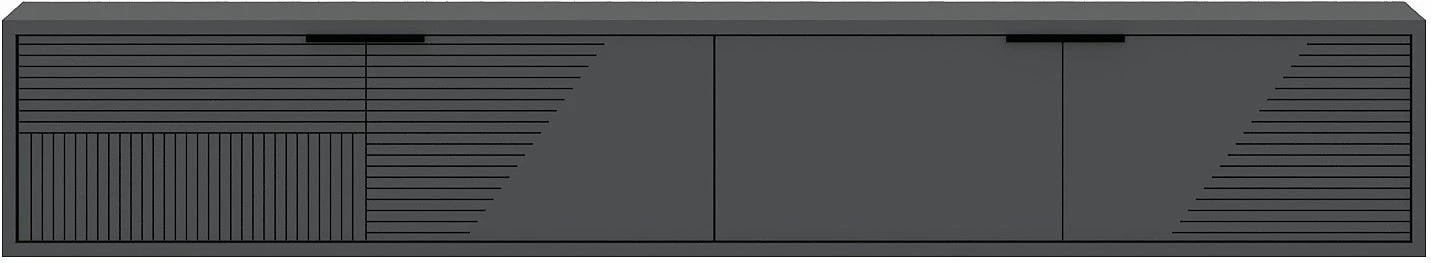 Komodë TV Skye Decor, ngjyrë antracit, Parla